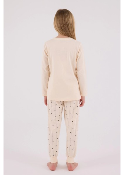 Arnetta 3434-2 Kız Çocuk Uzun Kol Pijama Takım