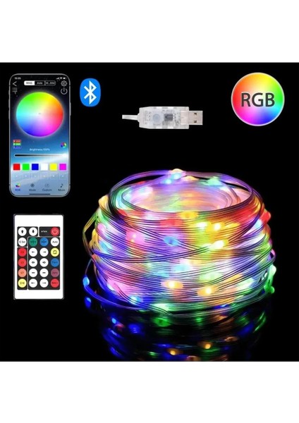 10 Metre, LED Şerit, USB Bağlantılı, Kumandalı, Ambiyans Işığı SDR-LED-109 (2818) fiyatları