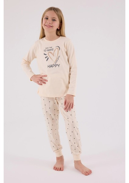 Arnetta 3434-G Kız Çocuk Uzun Kol Pijama Takım fiyatları