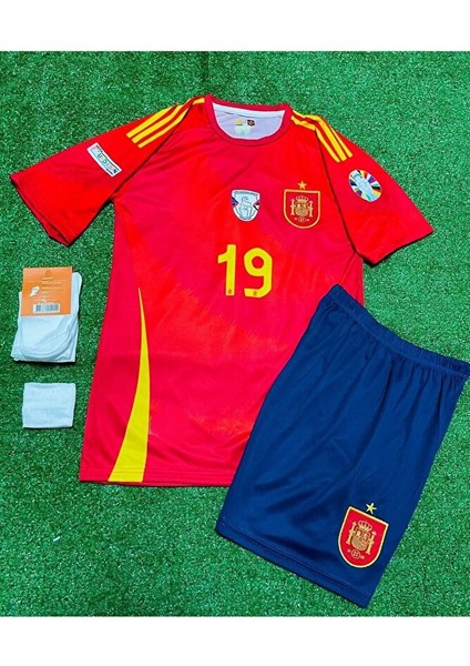 Lamine Yamal Euro 2024 Ispanya Milli Takım Çocuk Forması 4'lü Set fiyatları