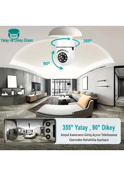 Ampul Kamera Harekete Duyarlı Gece Görüşlü (2818) modelleri