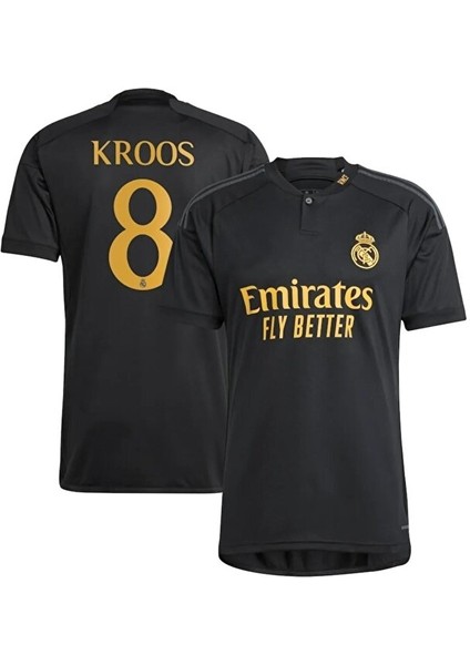 Toni Kroos 2023-24 Sezonu R,e,a,l, M,a,d,r,i,d Alternatif Yetişkin Forması (Third)