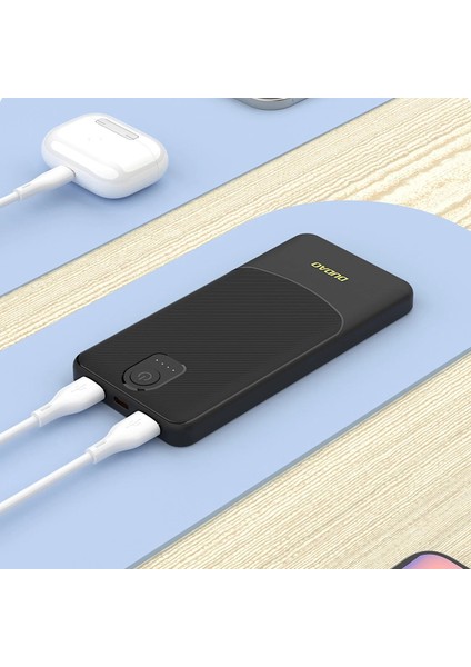 Powerbank Dudao K10 10000MAH 2.4A 2 x Usb-A - Siyah (2818)