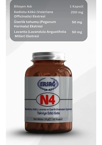 N 4 Kapsül 60 ‘lı