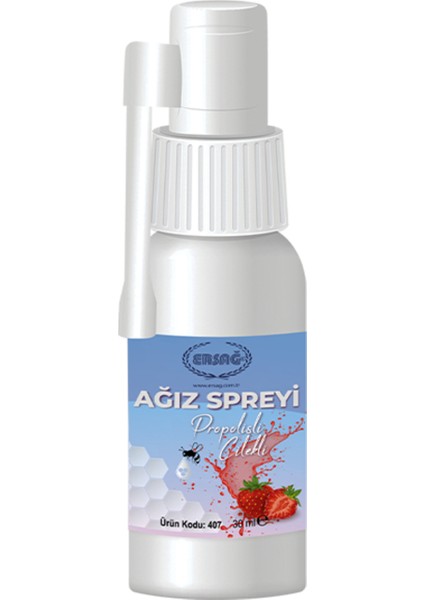 Ağız Spreyi Propolisli-Çilekli 30 Ml.