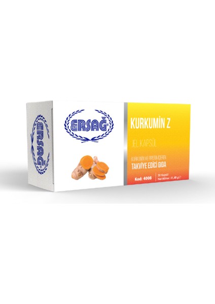 Kurkumin Z Jel Kapsül (Blister Ambalaj)