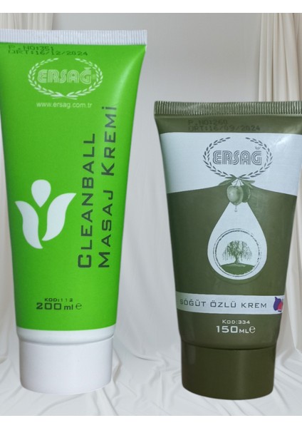 200 ml Masaj Jel + Söğüt Özlü Krem Seti