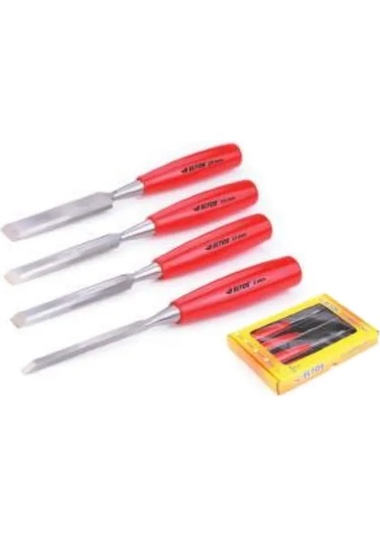 Buğz Iskarpela Seti 4 Lü - 6,12,18,25MM