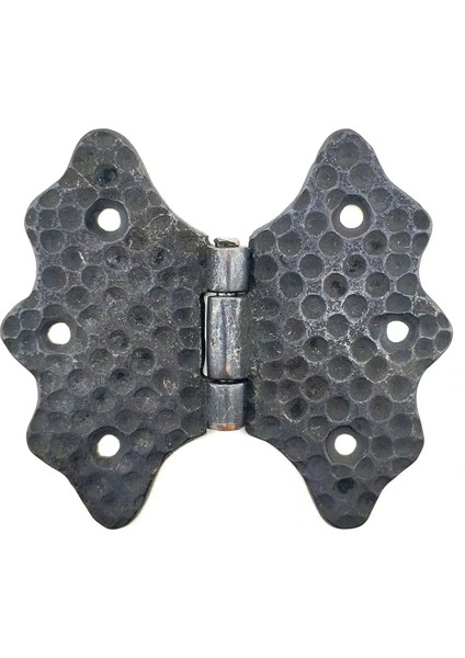 Buğz Antika Tarz Dekoratif Pirinç Kelebek Menteşe - 92 Mm, Oksit