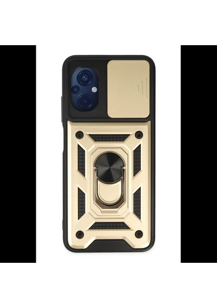 Xiaomi Poco M5 Kılıf Pars Lens Yüzüklü Silikon