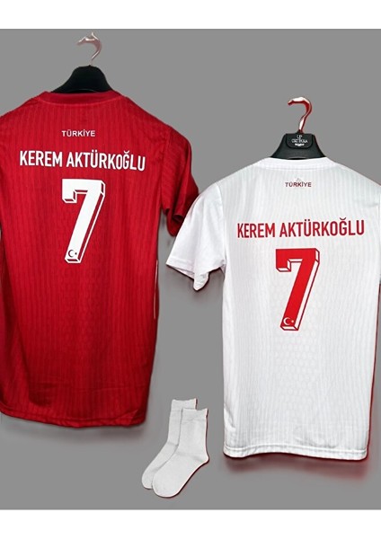 Kerem Aktürkoğlu Türkiye Milli Takımı 2li Set Yetişkin Taraftar Forması