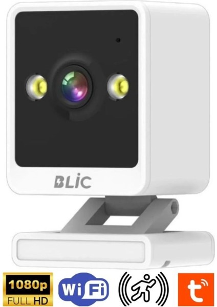 Blic Blm-45 2MP Full Hd Akıllı Wi-Fi Ip Kamera / Dahili Mikrofon ve Hoparlör (Çift Yönlü Ses) / İç Ortam Bebek Güvenlik Kamera Sistemi indirimleri