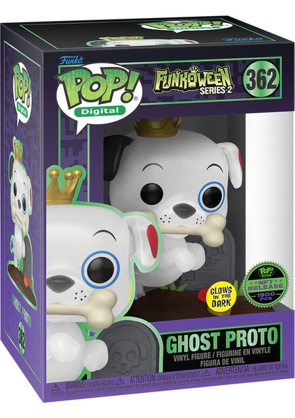 Pop! Digital - Funkoween Series 2 - Ghost Proto (Glow) (Legendary) Digital Nft Release #362