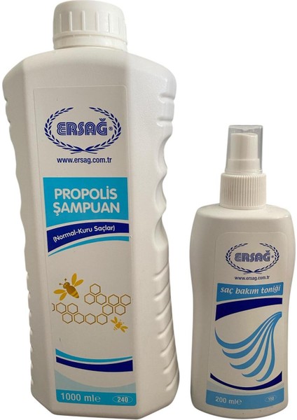 Propolis Şampuan +Saç Bakım Toniği (Özel Set)
