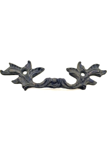 Buğz Antika Tarz Dekoratif Pirinç Çiçek Kapı Kulbu - 30X110 Mm, Oksit fiyatları