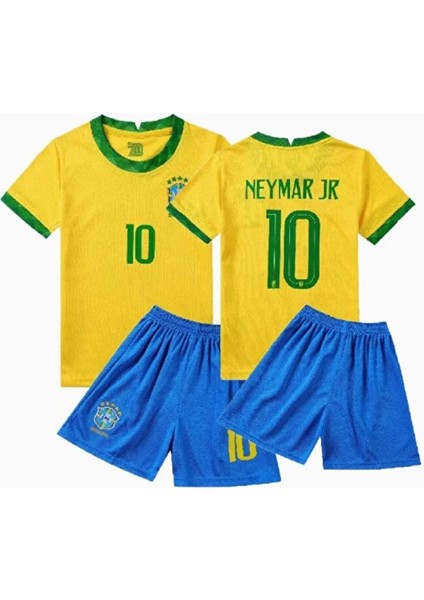 N,e,y,m,a,r, J,r, 2023-24 Sezon Brezilya Milli Takım Çocuk Forması 4'lü Set