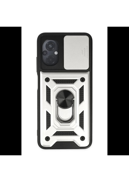 Xiaomi Poco M5 Kılıf Pars Lens Yüzüklü Silikon