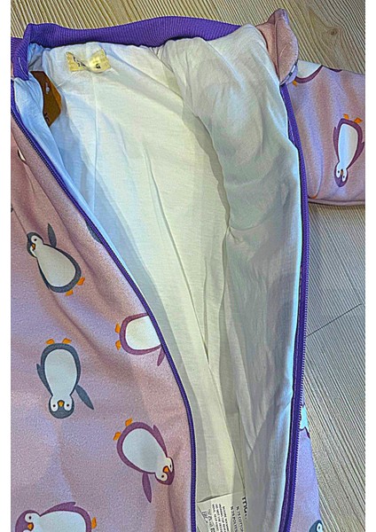 Yeni Sezon Trend Sevimli Hayvanlar Baskılı :%100 Pamuklu Kışlık Çocuk Uyku Tulumu modelleri