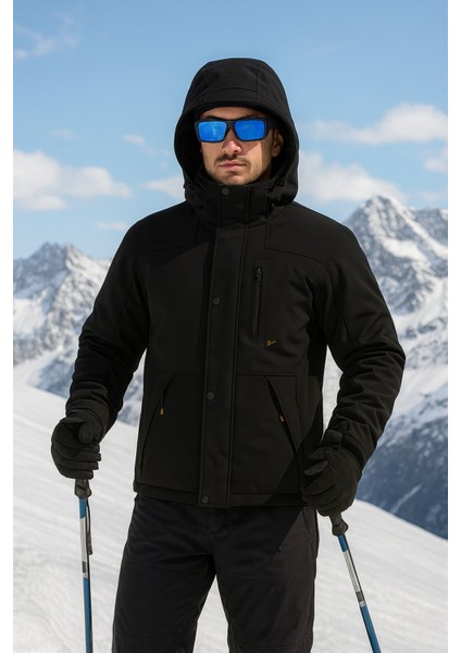 Su ve Rüzgar Geçirmez Kürklü Softshell Erkek Mont fiyatları