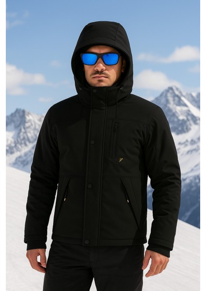 Su ve Rüzgar Geçirmez Kürklü Softshell Erkek Mont indirimleri