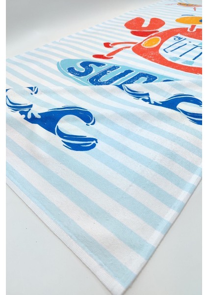 Sevimli Yengeç Dijital Baskılı 60X130 cm Çocuk Plaj Havlusu fırsatları