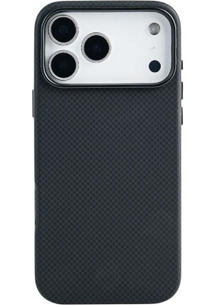 iPhone 17 Pro Max Kılıf Nanofiber Manyetik Şarj Özellikli Kapak