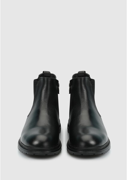 Siyah Deri Erkek Bot modelleri