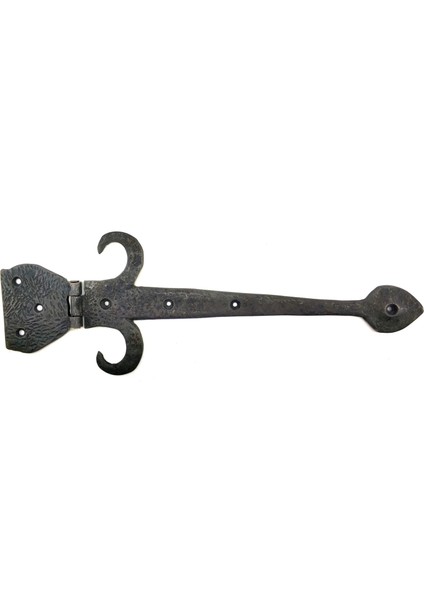Buğz Antika Tarz Dekoratif Pirinç Kuyruklu Çanak Menteşe - 137X390 Mm, Oksit