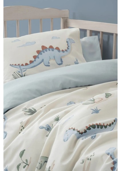Buğz Cotton Box Bebek Nevresim Takımı Dinora Mavi fiyatları