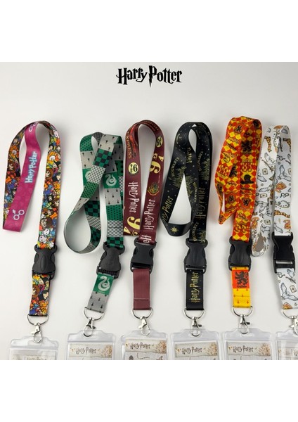 Harry Potter Chibi Karakterler Lisanslı Boyun Askı Ipi, Hogwarts Lanyard Seti, fiyatları
