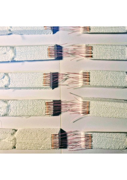 Çapari İstavrit Çaparisi, 20x12 Beden, Ultraviyole UV Neon Pembe Sim, 11 No Beyaz İğne, 10 İğneli Çapari 2li Paket