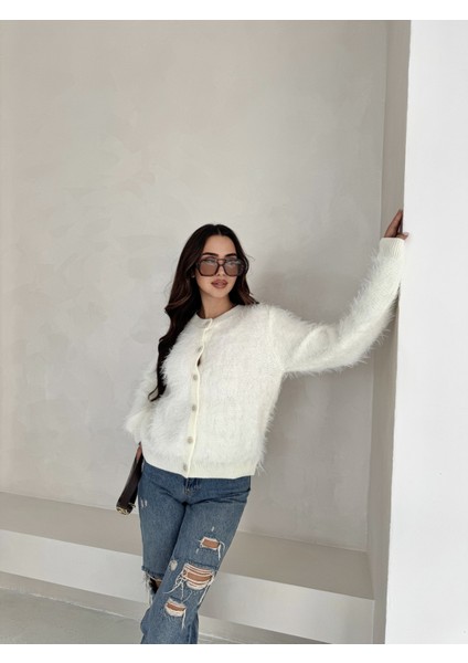 Kadın Soft Yumuşak Dokulu Triko Hırka – Kalın Örgü Bisiklet Yaka Hırka modelleri