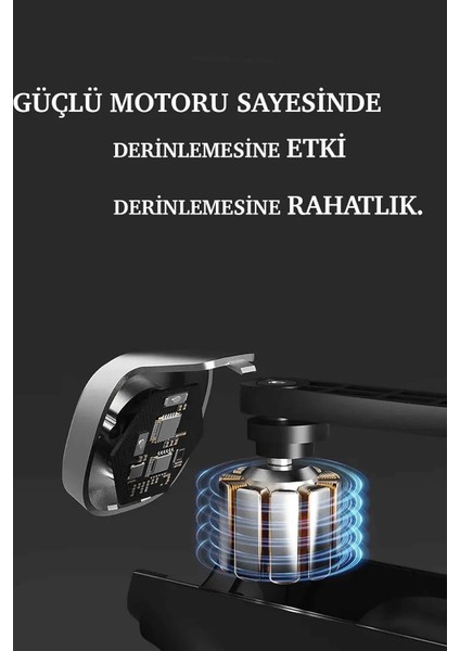 Mini Profesyonel Şarjlı Masaj Aleti 4 Başlıklı KH-800 (5313) modelleri