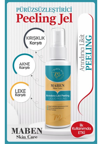 Doğal Kojik Asitli Cilt Sabunu 100GR + Arındırıcı Likit Yüz ve El Peeling Jel 100ML