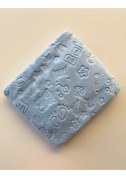 Geometrik Desenli Peluş Bebek Battaniyesi modelleri