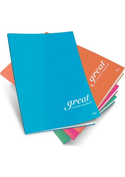 100/4 A-4 Plasti̇k Kapak Defter(Great) 12 4