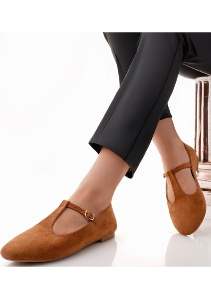 T-Strap Mary Jane Tasarım Babet