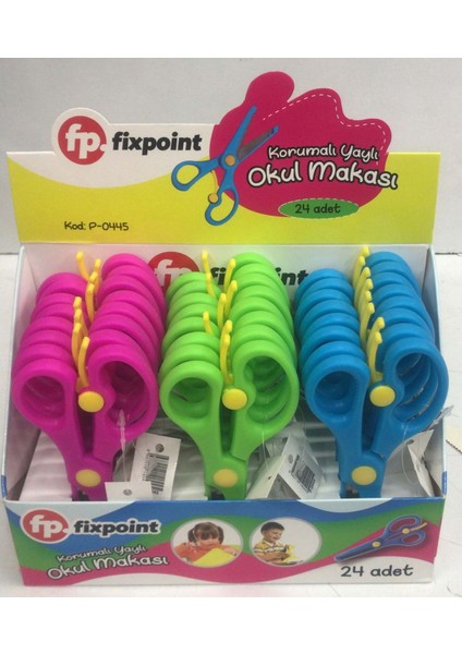 Fi̇xpoi̇nt Yayli Okul Makasi P-0445 24
