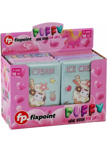 Fi̇xpoi̇nt Puffy Not Defteri̇ P-3455 Kiz-Erkek 10