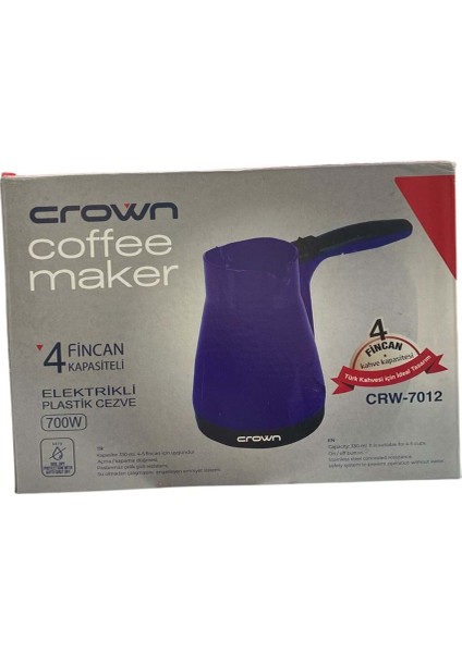 Crown Elektri̇kli̇ Cezve CRW-7012 CRW-7124