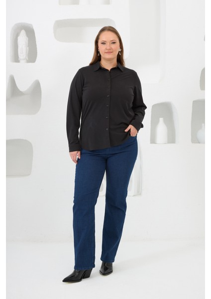 Büyük Beden Düz Renk Gömlek indirimleri