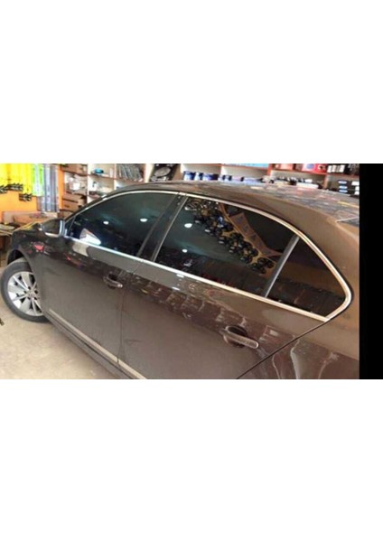 Vw Volkswagen Jetta 6 Sedan Uyumlu Cam Çerçevesi 12 Parça 2011 ve Sonrası Paslanmaz Krom fiyatları