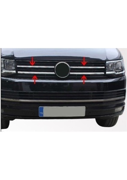 Vw Volkswagen Transporter T6.1 Uyumlu Ön Panjur 4 Parça 2020 ve Sonrası Paslanmaz Krom fiyatları