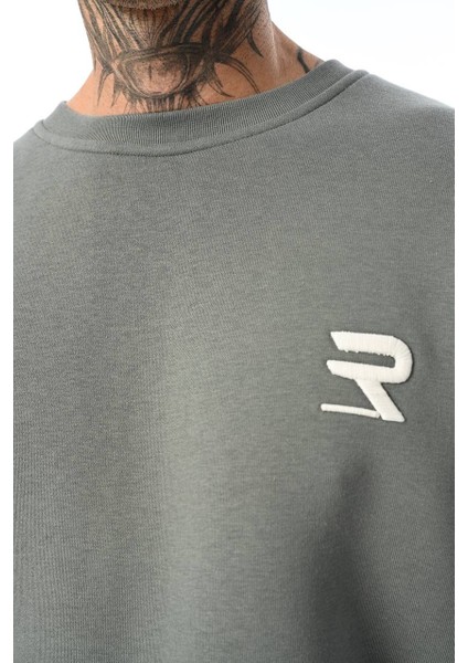 Sırt Baskılı Nakışlı Sweatshirt modelleri