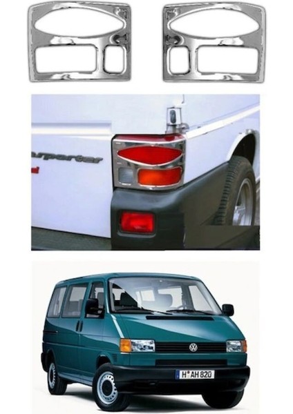 Vw Volkswagen Transporter T4 Uyumlu Stop Çerçevesi 2 Parça 1995-2003 Paslanmaz Krom fiyatları