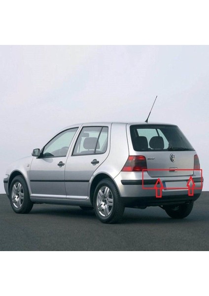 Vw Volkswagen Golf 4 Hb/sw Uyumlu Arka Tampon Eşiği 1998-2004 Paslanmaz Krom fiyatları