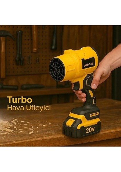 Ahv-18 Turbo Hava Üfleyici | 4 Kademe Hız | 21V 431W Kablosuz Blower | 32.000 Rpm’’ fırsatları