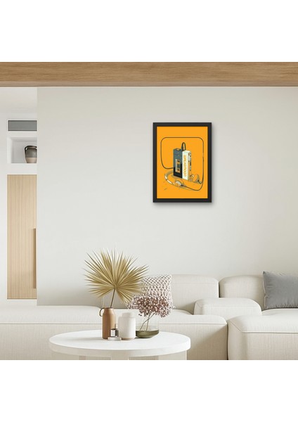 Walkman Kaset Tablosu | Retro Duvar Dekoru | 80LER 90LAR Nostaljik Müzik Poster