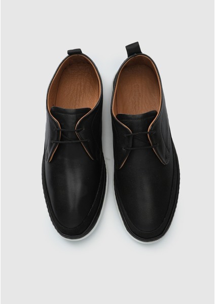 Siyah Deri Erkek Ayakkabı indirimleri