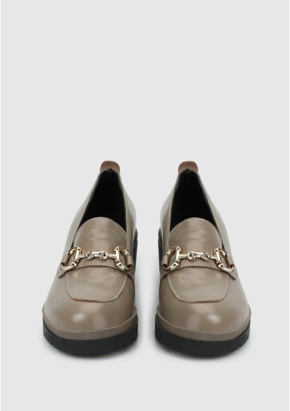 Vizon Deri Kadın Ayakkabı modelleri